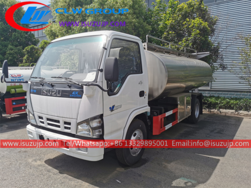 2023 taong ISUZU 120HP milk tank truck na ibinebenta sa Uganda