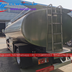 2023 year ISUZU 120HP mini milk tanker truck for sale Uganda (2)