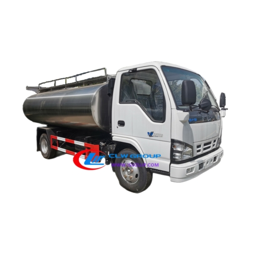 ปี 2023 ISUZU 120HP รถบรรทุกขนส่งนมขนาดเล็กสำหรับขายยูกันดา