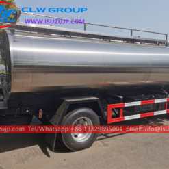 2023 year ISUZU 120HP small milk tanker truck for sale Uganda