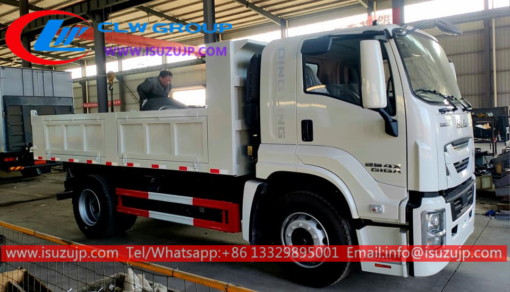 Camion benne basculante ISUZU GIGA 12m3 côté 3 voies à vendre aux Philippines