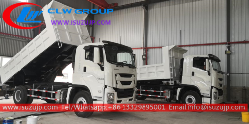 ISUZU GIGA 12 mchemraba upande 3 njia dampo tipper lori inauzwa Ufilipino