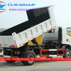 4 wheel drive ISUZU NQR 5 cube military dump truck for sale