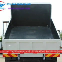 4 wheel drive ISUZU NQR 5 cube military tipper truck for sale