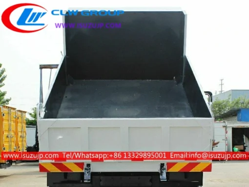 4 wheel drive ISUZU NQR 5 cube military tipper truck for sale