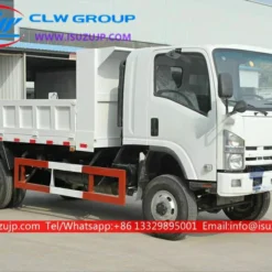 4 wheel drive ISUZU NQR 5m3 military dump truck for sale