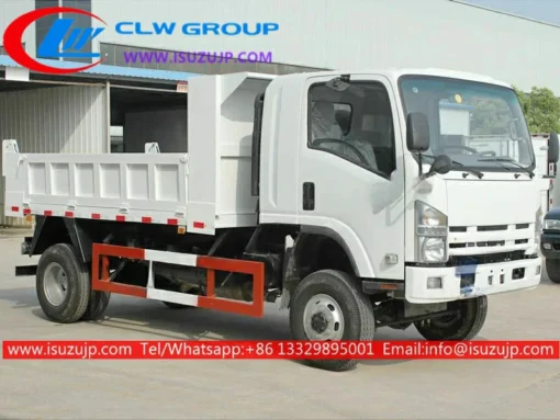 ຂາຍ 4 ລໍ້ ISUZU NQR 5m3 ທະຫານ dump truck for sale
