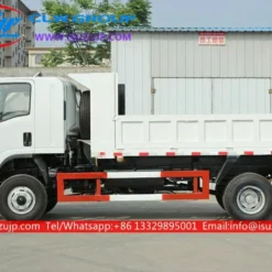 4 wheel drive ISUZU NQR 5m3 military tipper truck for sale