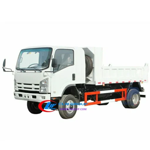 Caminhão basculante militar ISUZU NQR de 4 toneladas com tração nas quatro rodas para venda