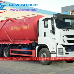 ISUZU GIGA 20m3 vacuum pump sewage trucks for sale