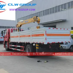ISUZU GIGA 6 tons dump truck with crane