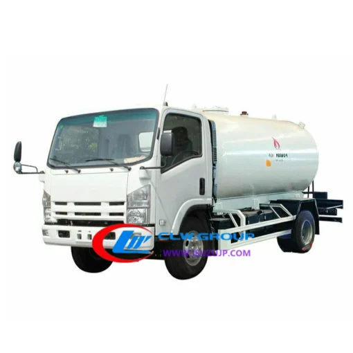 ISUZU एनपी फॉरवर्ड 2000 गैलन मोबाइल एलपीजी गैस बॉबटेल ट्रक