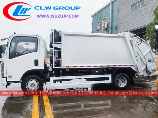 Isuzu NP Foward 190HP 8 cubic meters na garbage compactor truck na ibinebenta sa saudi arabia
