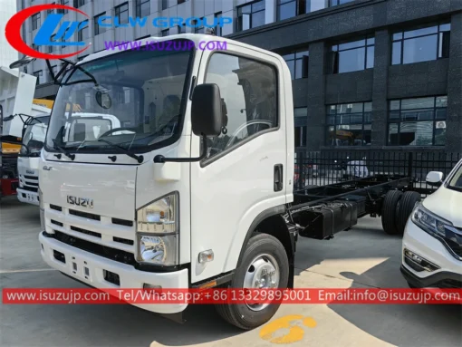 6 wheels Single cab ISUZU 700P 7tons light truck chassis for sale