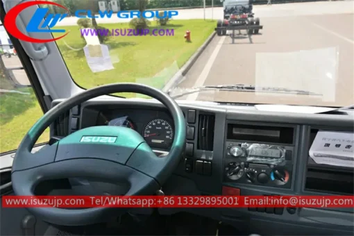 Chasis de camioneta ligera ISUZU 6P NPR de 700 ruedas con cabina simple de 7 toneladas