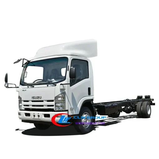 6 wheels Single cab ISUZU 700P NPR 7tons light chassis for sale