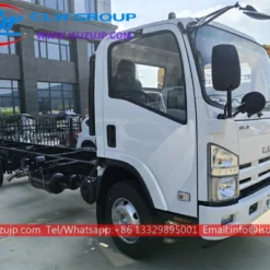 6 wheels Single cab ISUZU light truck chassis for sale