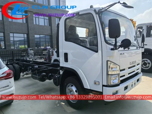 6 wheels Single cab ISUZU light truck chassis for sale