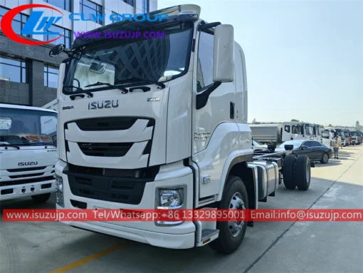 هيكل شاحنة ديزل ISUZU GIGA 240HP 18tons للبيع