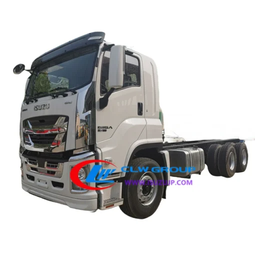 10 tekerlekli ISUZU GIGA 350hp 380hp 420hp 460hp 520hp ağır hizmet tipi kamyon şasisi