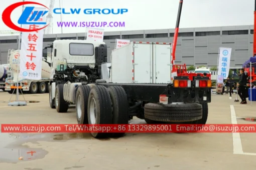12 lastik ISUZU GIGA 460hp 520hp ağır hizmet tipi kamyon şasisi