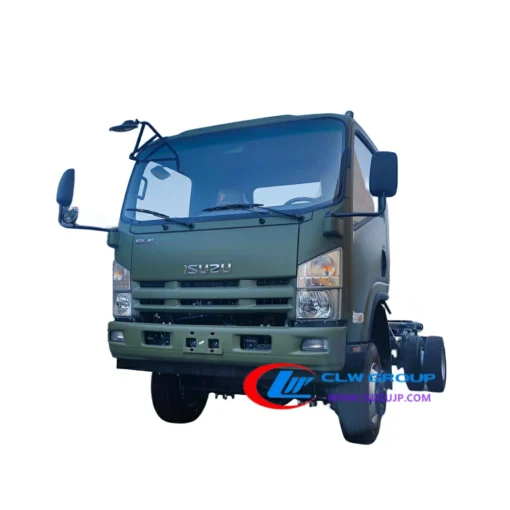 4WD 4x4 ISUZU NPR မြေပြင်အနေအထား 8tons ကုန်တင်ကားကိုယ်ထည်