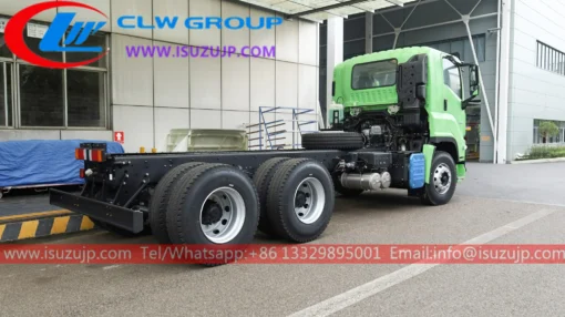 6x4 Qingling ISUZU GIGA VC61 300HP 20 ตันแชสซีรถบรรทุกสำหรับงานหนัก