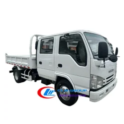 Isuzu 100P double cabin small mining dump truck