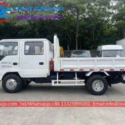 Isuzu 100P double cabin small mining dumper truck