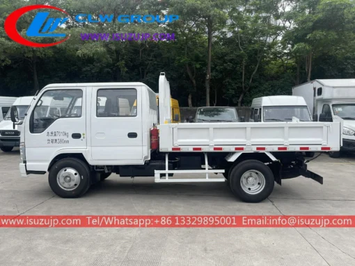 Isuzu 100P double cabin small mining dumper truck