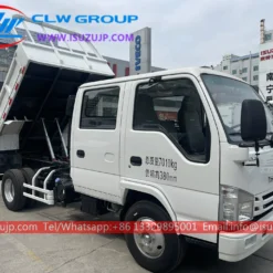 Isuzu 100P double cabin small mining dumping truck