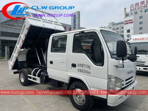 Caminhão basculante de mineração pequeno Isuzu 100P com cabine dupla