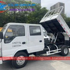 Isuzu 100P double cabin small mining tip truck