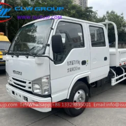 Isuzu 100P double cabin small mining tipper truck