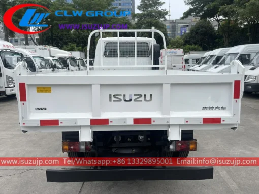 Isuzu 100P çift kabinli küçük madencilik damperli kamyon