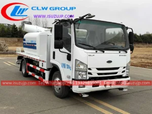 Isuzu 3000liters electric water truck with fog cannon