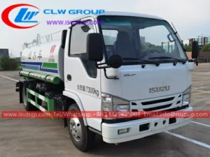 Isuzu 4000liters small water truck