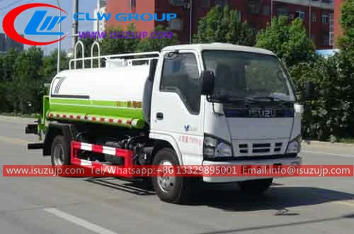 Isuzu 5000 liter water tank truck