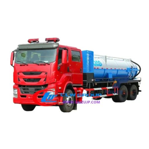 남아프리카에서 판매되는 Isuzu FVZ 더블 캐빈 20000liters 정화조 펌프 트럭