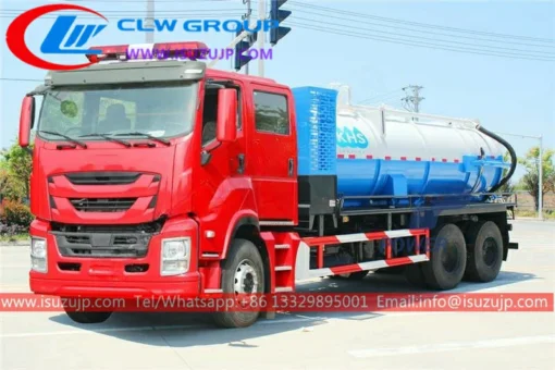 Camion cisterna settica Isuzu FVZ doppia cabina da 20000 litri in vendita in Sud Africa