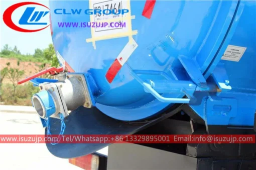 Isuzu FVZ double cabin 20000liters toilet vacuum truck for sale in south africa