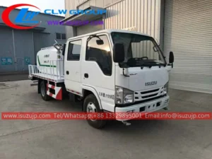 Isuzu double cabin 3000kg water tank truck for sale in Dubai